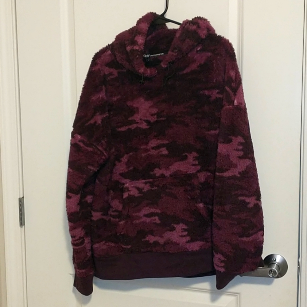 Calvin Klein Performance Purple Camo Sherpa